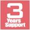 3Years Support